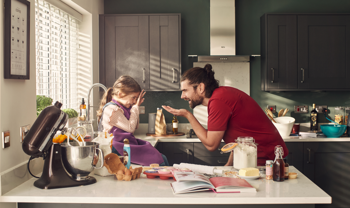 Father and daughter